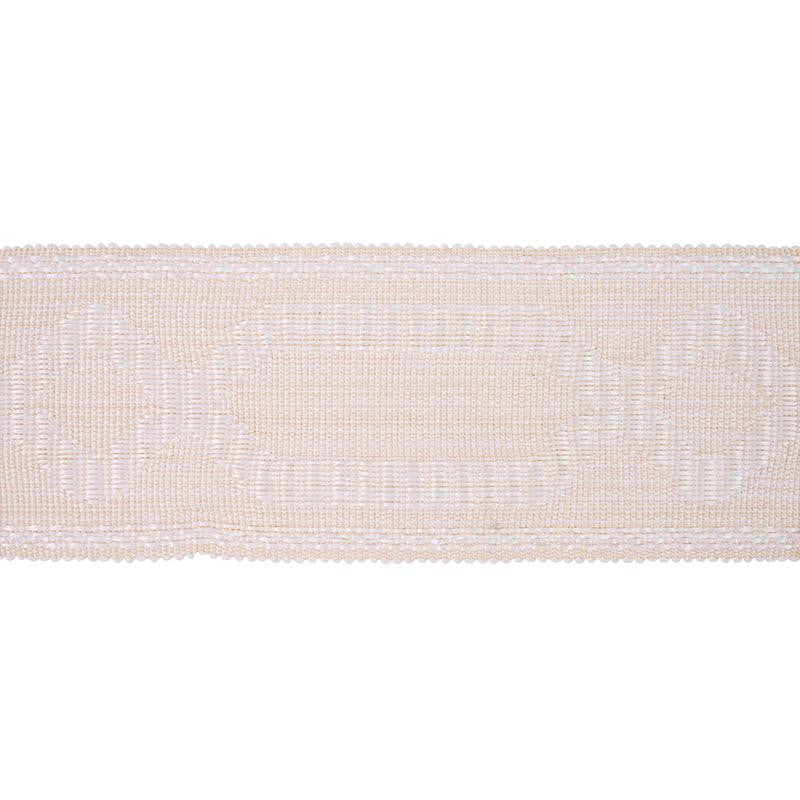 Briar Raffia Tape Ivory 77580 by Schumacher Designer Trim New Traditional - Swanky Fabrics -