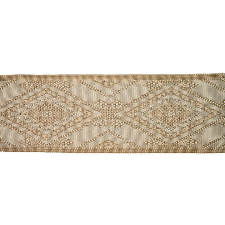 Boulton Tape Natural 77590 by Schumacher Designer Trim New Traditional - Swanky Fabrics -
