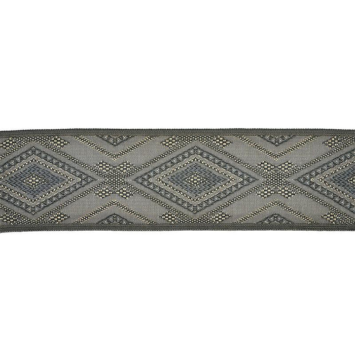 Boulton Tape Charcoal 77592 by Schumacher Designer Trim New Traditional Ii - Swanky Fabrics -
