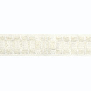 Schumacher Trim Carmo Tape Narrow Ivory 78993
