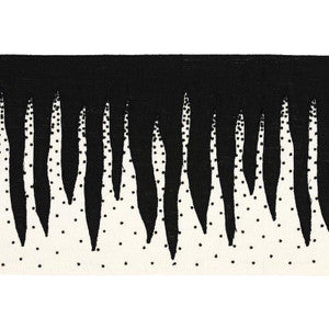 Schumacher Trim Stalactite Tape Black & White 79670