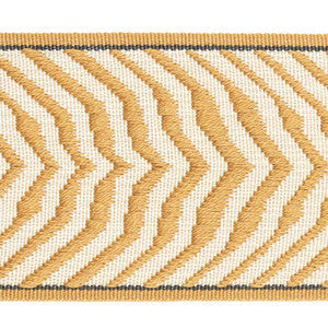 Schumacher Trim Arcure Ripple Tape Mustard 79700