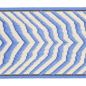 Schumacher Trim Arcure Ripple Tape Bluebell 79701