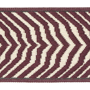 Schumacher Trim Arcure Ripple Tape Aubergine 79702