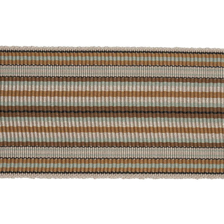 Topaki Stripe Tape Wide Mustard 79741 by Schumacher Designer Trim Neisha Crosland - Swanky Fabrics -