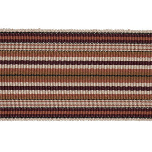 Schumacher Trim Topaki Stripe Tape Wide Aubergine 79742