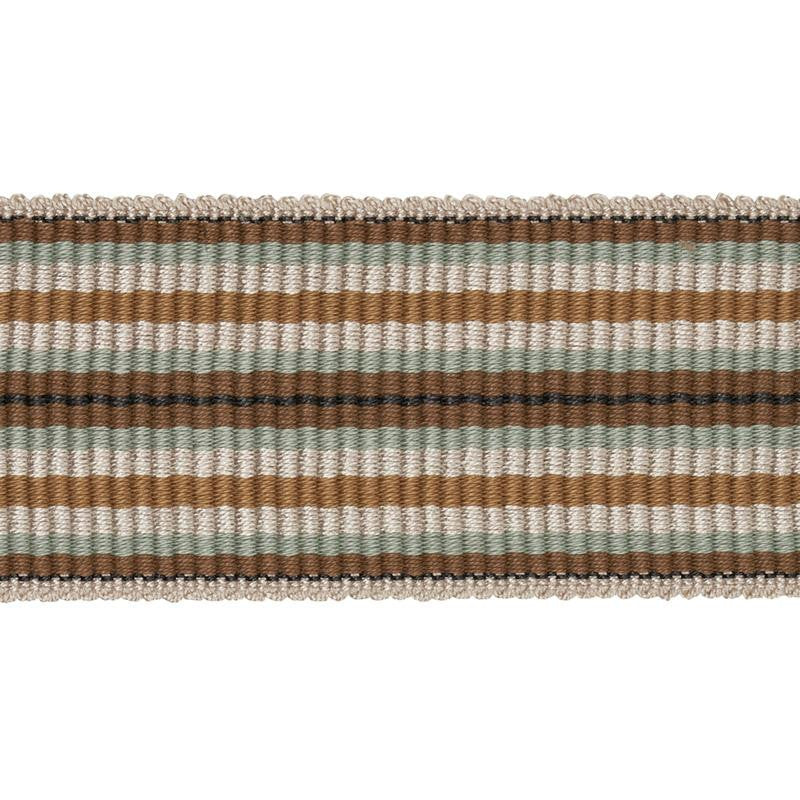 Topaki Stripe Tape Medium Mustard 79751 by Schumacher Designer Trim Neisha Crosland - Swanky Fabrics -