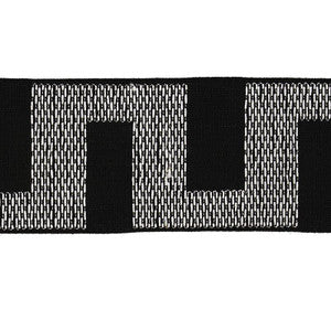 Schumacher Trim Matrix Tape Ivory On Black 79931
