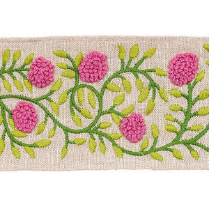 Schumacher Trim Ashoka Tape Orchid & Green 76295