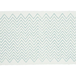 Schumacher Trim Leora Hand Blocked Tape Sky 79651