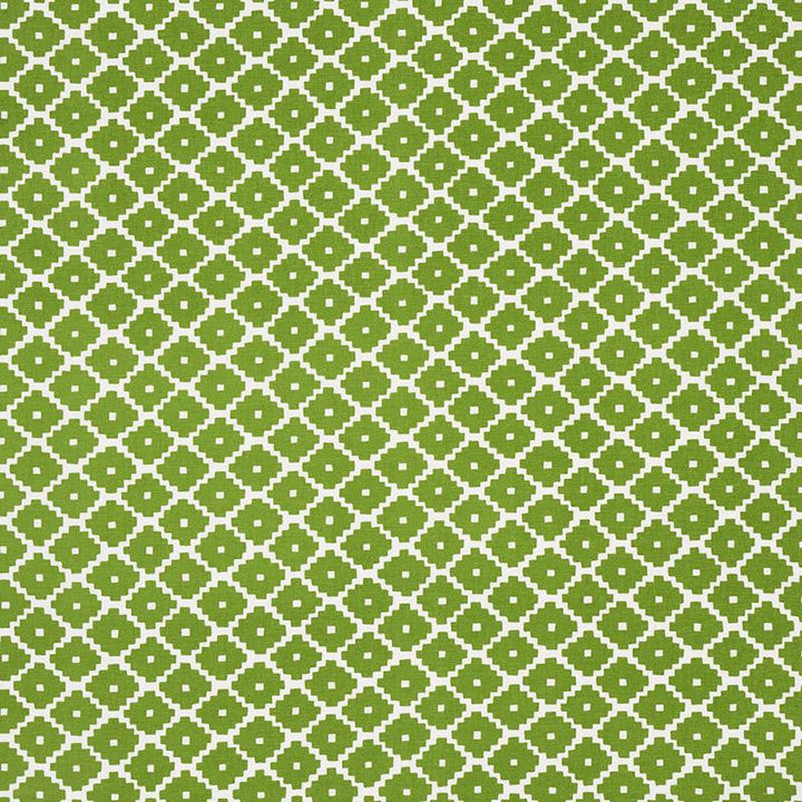 Ziggurat Green 174488 by Schumacher Designer Fabric Happy Together 4.5" - Swanky Fabrics -