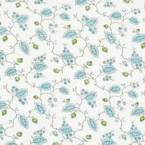 Schumacher Fabric Maryam Vine Peacock 179451