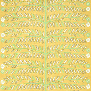 Schumacher Fabric Thistle Mustard 179532