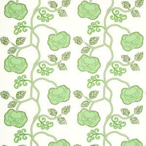Schumacher Fabric Queen Fruit Chintz Jade 179540
