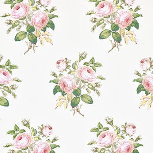 Schumacher Fabric Loudon Rose Blush 179631