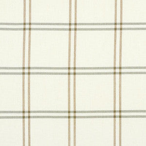 Schumacher Fabric Luberon Plaid Natural 55717