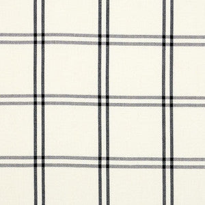 Schumacher Fabric Luberon Plaid Black 55718