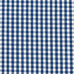 Schumacher Fabric Barnet Cotton Check Navy 64628