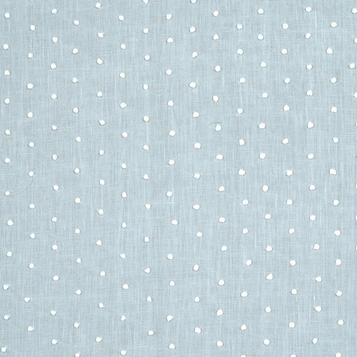 Pebble Embroidery Sky 67981 by Schumacher Designer Fabric Rhapsody In Blue - Swanky Fabrics -