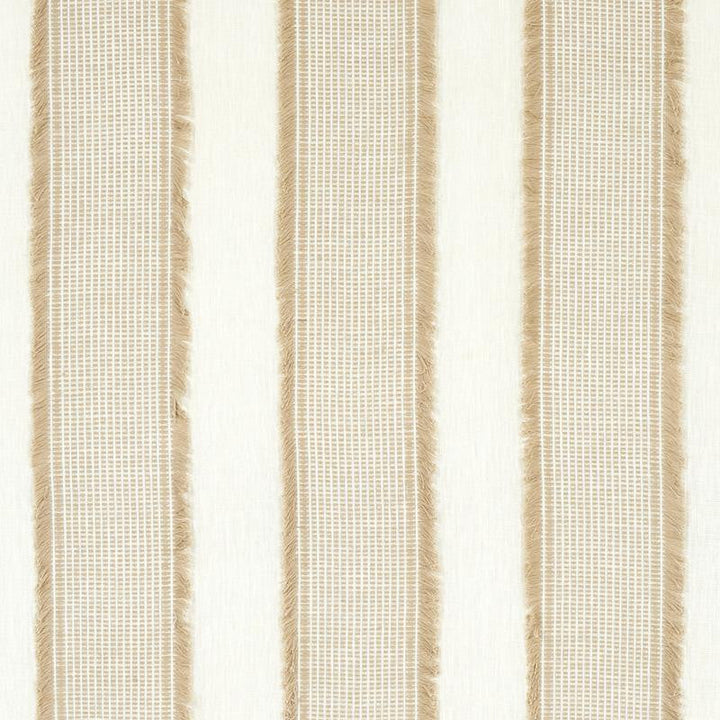 Tulum Casement Natural 73592 by Schumacher Designer Fabric Happy Together 8.25" - Swanky Fabrics -