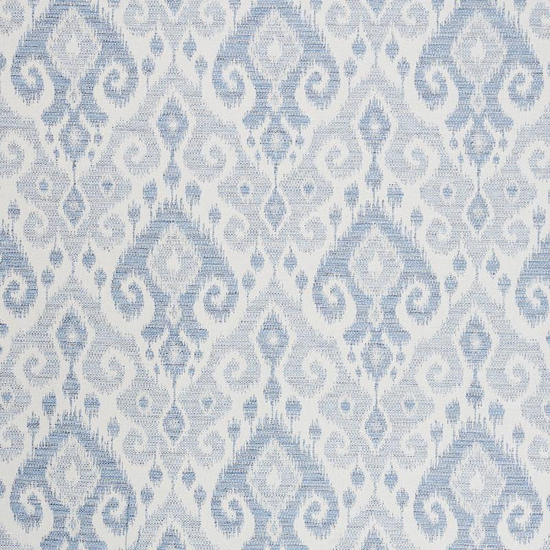 Dedra Sky 77360 by Schumacher Designer Fabric New Traditional 13.75" - Swanky Fabrics -
