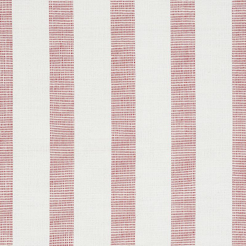 Ketley Performance Stripe Red 77561 by Schumacher Designer Fabric New Traditional 6.0" - Swanky Fabrics -