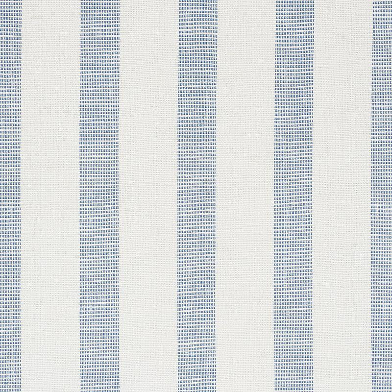 Ketley Performance Stripe Blue 77562 by Schumacher Designer Fabric New Traditional 6.0" - Swanky Fabrics -