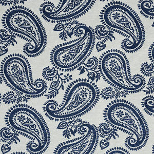 Schumacher Fabric Milena Paisley Blue 78722