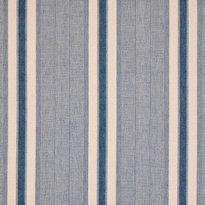 Schumacher Fabric Ipala Hand Woven Stripe Ocean 78830