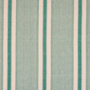 Schumacher Fabric Ipala Hand Woven Stripe Duck Egg 78832