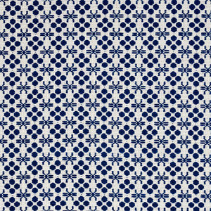 Schumacher Fabric Lempa Hand Woven Indigo 78880