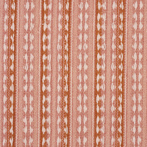 Schumacher Fabric Tarnby Stripe Coral 79082