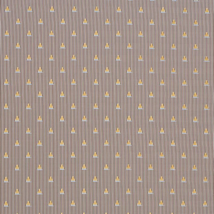 Ludus Stripe Brown 79362 by Schumacher Designer Fabric Misterioso 3.0" - Swanky Fabrics -