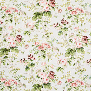 Schumacher Fabric Salisbury Chintz Blush 178155
