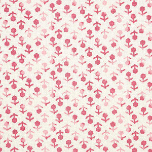 Schumacher Fabric Beatriz Handprint Pink 179350
