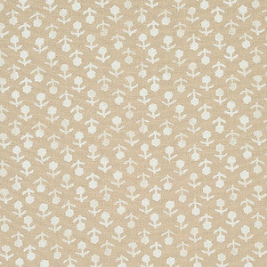 Schumacher Fabric Beatriz Handprint Natural 179352