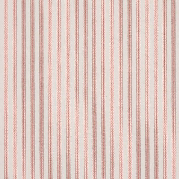 Wellfleet Ticking Stripe Pink 60074 by Schumacher Designer Fabric New Traditional - Swanky Fabrics -