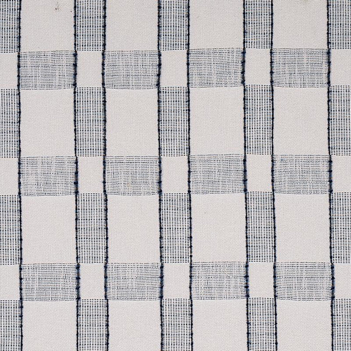 Elko Plaid Indigo 80160 by Schumacher Designer Fabric World View 4.5" - Swanky Fabrics -