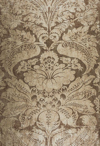 Schumacher Fabric Cordwain Damask Mica 65870