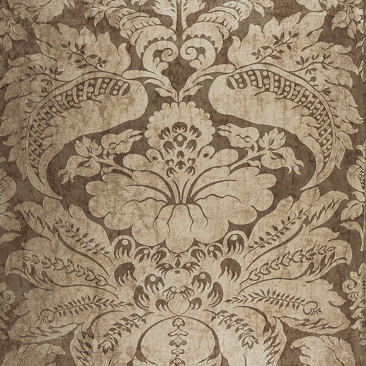 Cordwain Damask Mica 65870 by Schumacher Designer Fabric CLASSIC WOVENS See Sample ITALY LIGHT-MEDIUM </p><p>Repeat: Horizontal: 27 1/2" (70CM) and Vertical: 42 1/2" (108CM) 55" WIDE (140CM) - Swanky Fabrics -