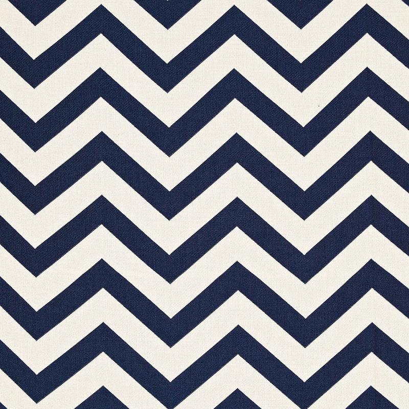Antibes Chevron Navy 65920 by Schumacher Designer Fabric COTE D'AZUR See Sample MEXICO MEDIUM DUTY </p><p>Repeat: Horizontal: 9" (23CM) and Vertical: 4 1/2" (11CM) 54" WIDE (137CM) - Swanky Fabrics -