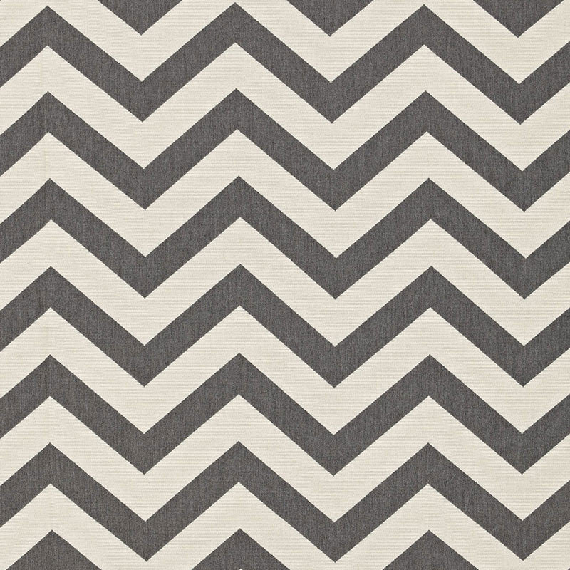 Antibes Chevron Oxford Grey 65922 by Schumacher Designer Fabric COTE D'AZUR SOLUTION DYED ACRYLIC 100% MEXICO WYZENBEEK 15,000 </p><p>Repeat: Horizontal: 9" (23CM) and Vertical: 4 1/2" (11CM) 54 - Swanky Fabrics -