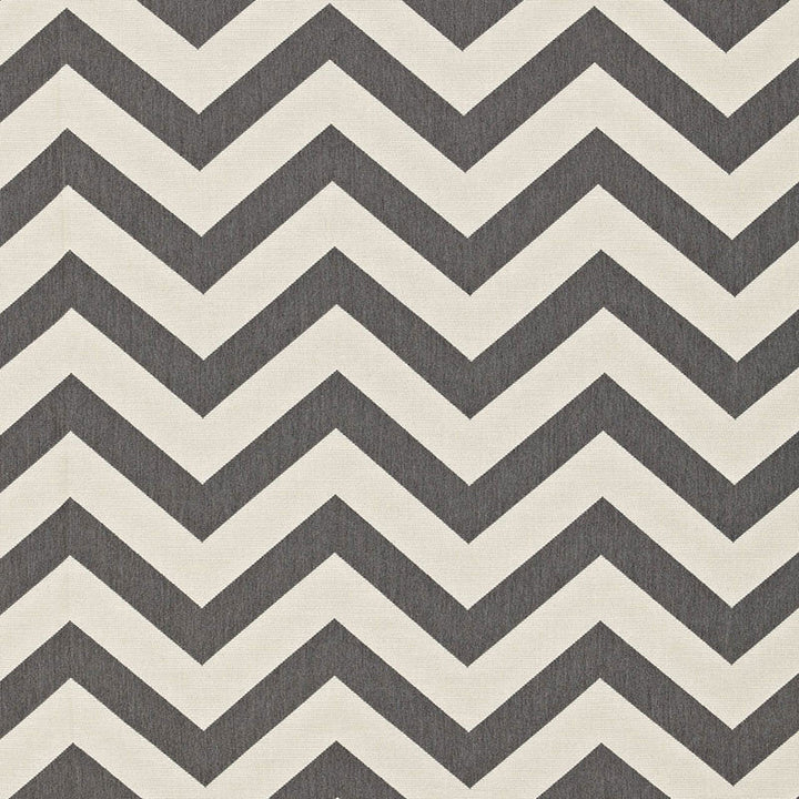 Antibes Chevron Oxford Grey 65922 by Schumacher Designer Fabric COTE D'AZUR SOLUTION DYED ACRYLIC 100% MEXICO WYZENBEEK 15,000 </p><p>Repeat: Horizontal: 9" (23CM) and Vertical: 4 1/2" (11CM) 54 - Swanky Fabrics -