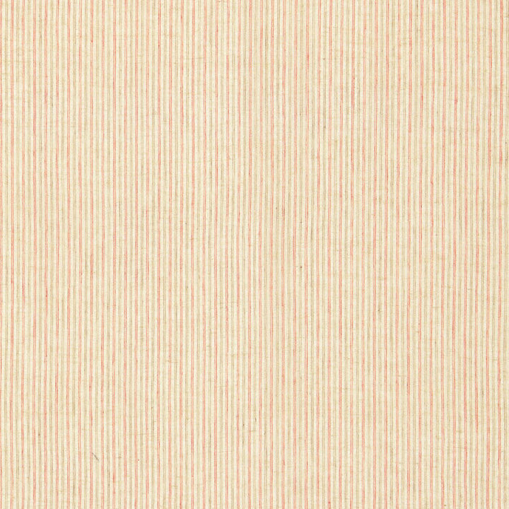 Mackay Linen Stripe Red Earth 65990 by Schumacher Designer Fabric SEA ISLAND STRIPES See Sample INDIA . </p><p>Repeat: Horizontal: 5/8" (2CM) and Vertical: - 54" WIDE (137CM) - Swanky Fabrics -