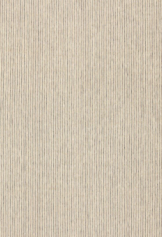 Mackay Linen Stripe Ash 65991 by Schumacher Designer Fabric Essentials-Sheers-Casements 98% Linen, 2% Cotton - Horizontal: 5/8- and Vertical: - 54 - Swanky Fabrics -