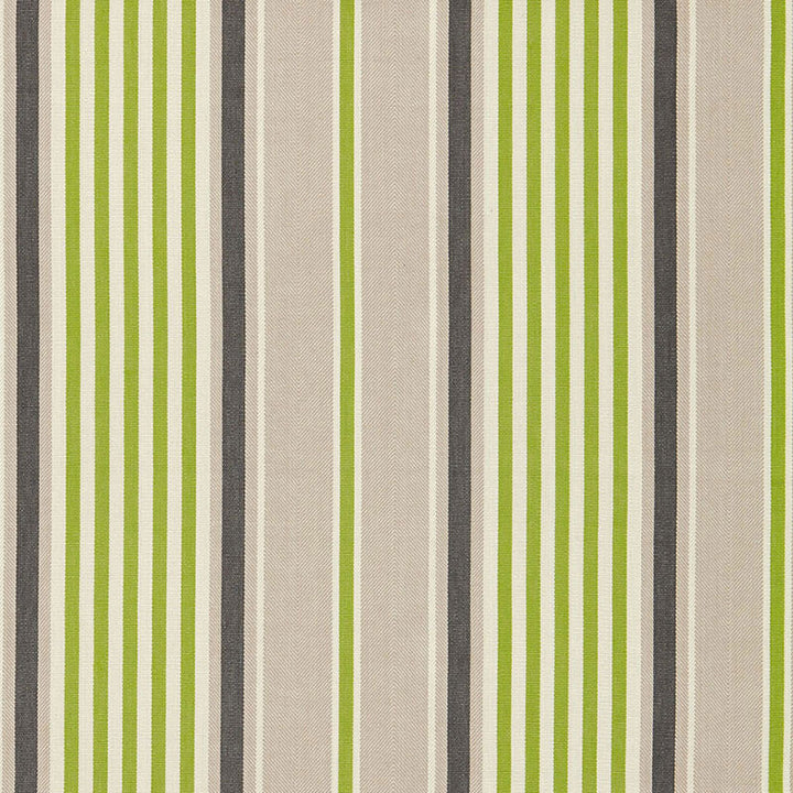 Minzer Cotton Stripe Vert 66012 by Schumacher Designer Fabric SEA ISLAND STRIPES COTTON 100% INDIA MARTINDALE 23,000 </p><p>Repeat: Horizontal: 13 1/4" (34CM) and Vertical: 53 - Swanky Fabrics -