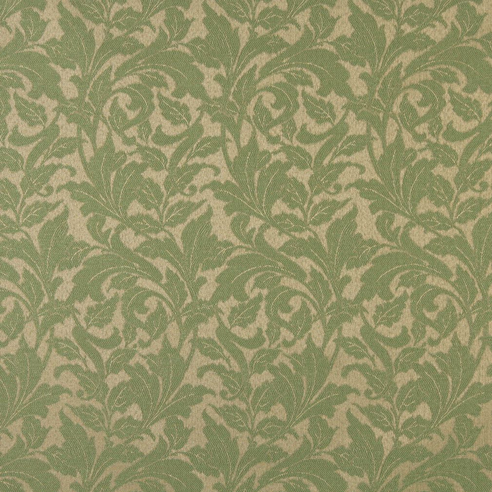 6602 Fern/Leaf by Charlotte Designer Fabric Outdoor/Indoor Oasis III 100% Woven Polyester Made In USA Exceeds 48,000 Wyzenbeek Rubs (Heavy Duty) Horizontal: 7.50" x Vertical: 20.0" 54 Inches - Swanky Fabrics -