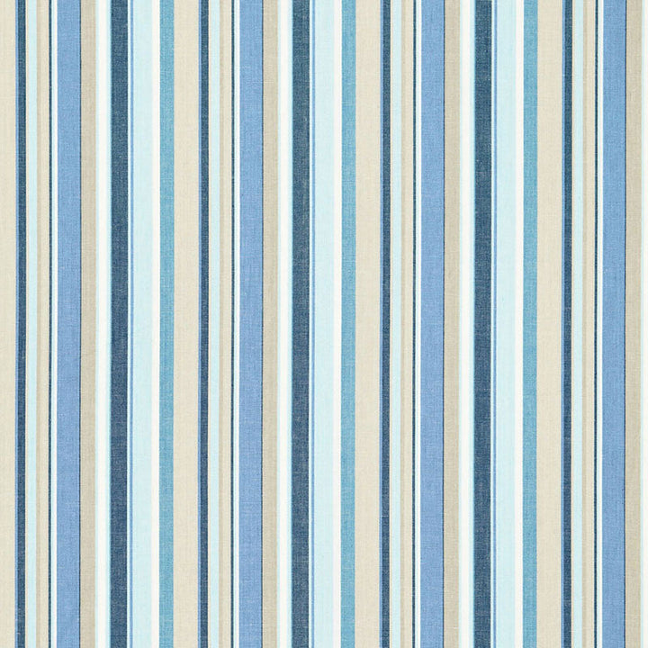 Tybee Stripe Ocean 66051 by Schumacher Fabric Schumacher Fabric Tybee Stripe Ocean 66051Fabric LINEN 50% INDIA </p><p>Repeat: H: HORZ. 6 3/4" (17CM) , V: 53.625 - Fabric Carolina -