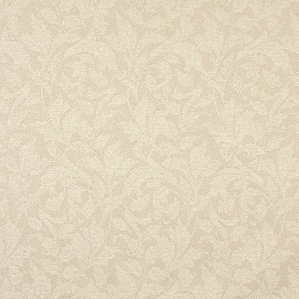 6605 Ivory/Leaf by Charlotte Designer Fabric Outdoor/Indoor Oasis III 100% Woven Polyester Made In USA Exceeds 48,000 Wyzenbeek Rubs (Heavy Duty) Horizontal: 7.50" x Vertical: 20.0" 54 Inches - Swanky Fabrics -