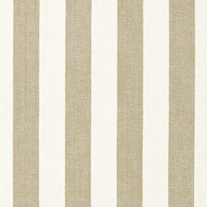 Schumacher Fabric Augustin Linen Stripe Linen / Ivory 66071
